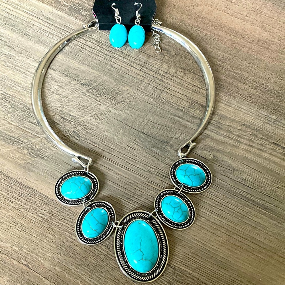 Teal Necklace Chain 💙